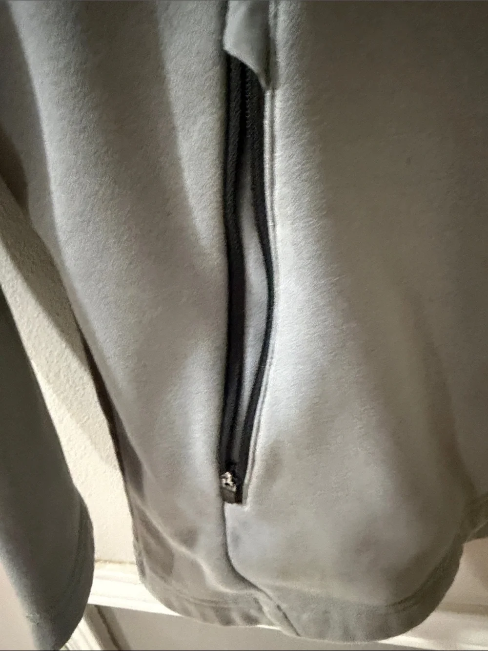 The North Face Light Gray Men's Lightweight Zip Jacket